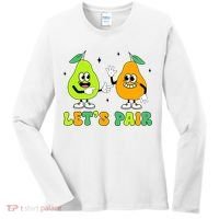 ABA Funny Behavior Analyst Therapist Let's Pair RBT  Women's Long Sleeve Shirt thumb 0