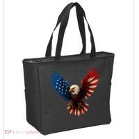 American Flag Bald Eagle Patriotic Eagle 4th Of July USA  Tote Bag thumb 2