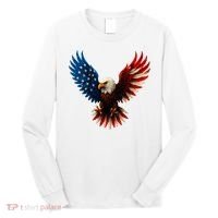 American Flag Bald Eagle Patriotic Eagle 4th Of July USA  Long Sleeve Shirt thumb 0