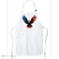 American Flag Bald Eagle Patriotic Eagle 4th Of July USA  Apron thumb 0