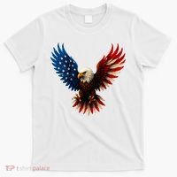 American Flag Bald Eagle Patriotic Eagle 4th Of July USA  T-Shirt thumb 0
