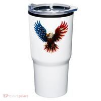 American Flag Bald Eagle Patriotic Eagle 4th Of July USA  Tumbler thumb 0