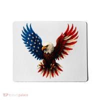 American Flag Bald Eagle Patriotic Eagle 4th Of July USA  Mousepad thumb 0