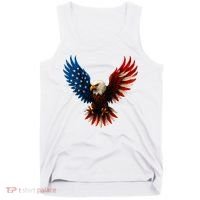 American Flag Bald Eagle Patriotic Eagle 4th Of July USA  Tank Top thumb 0