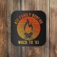 Atf Family Bonfire Waco Tx 93 Waco Siege Branch Davidians Coaster thumb 0