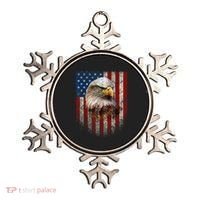 American Flag Bald Eagle Patriotic Red White Blue Ornament thumb 0