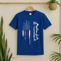 American Flag Bowhunting Bow Archery Usa Deer Hunter Gift Great Gift T-Shirt thumb 2