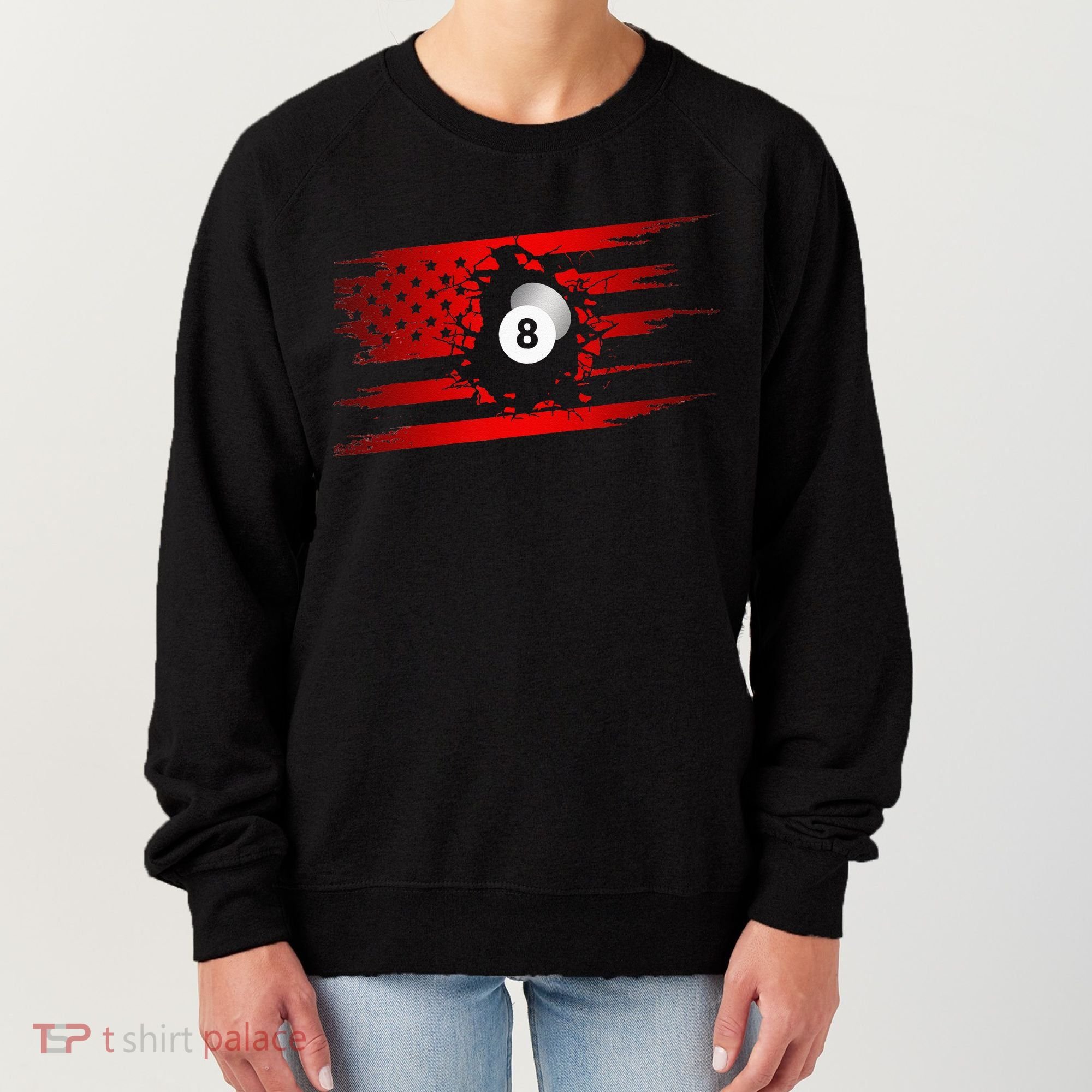 American Flag Billiards Apparel Billiards Women's Sweatshirt