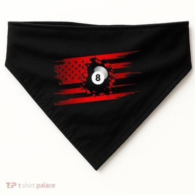 American Flag Billiards Apparel Billiards USA-Made Doggie Bandana