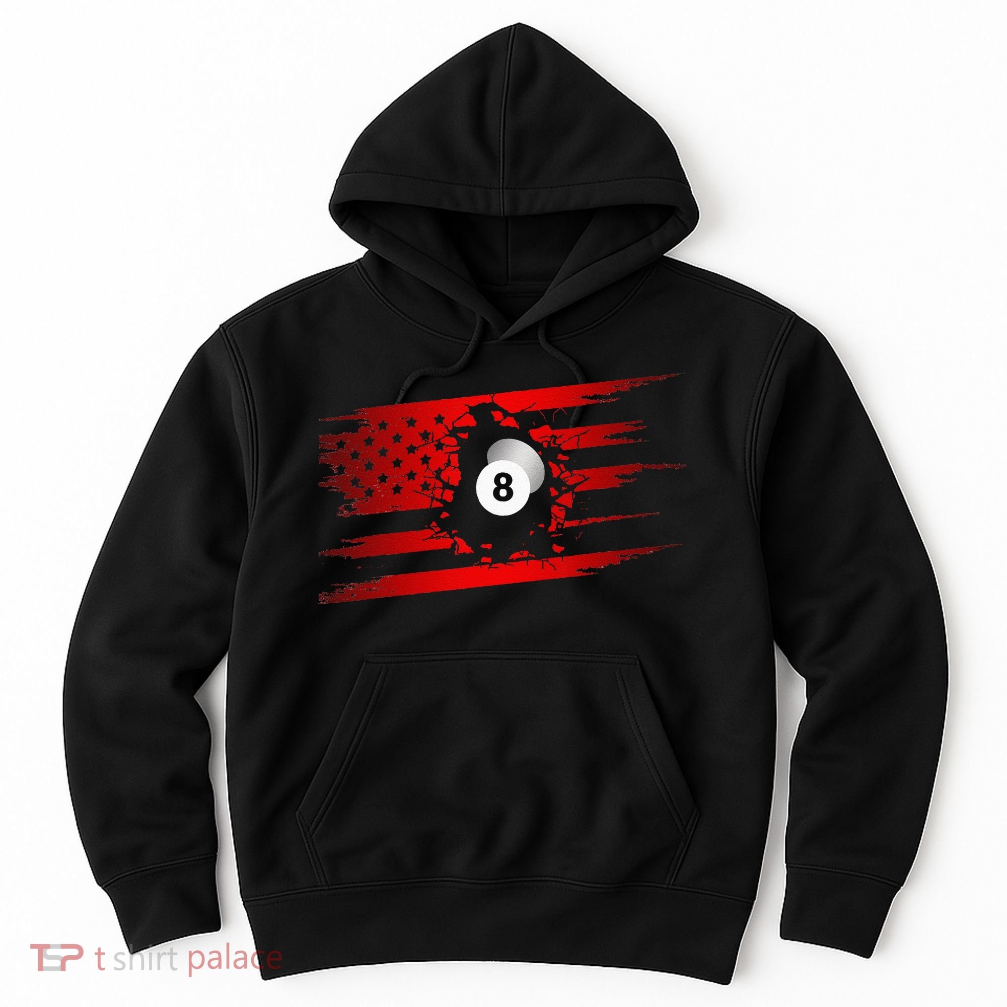 American Flag Billiards Apparel Billiards Hoodie