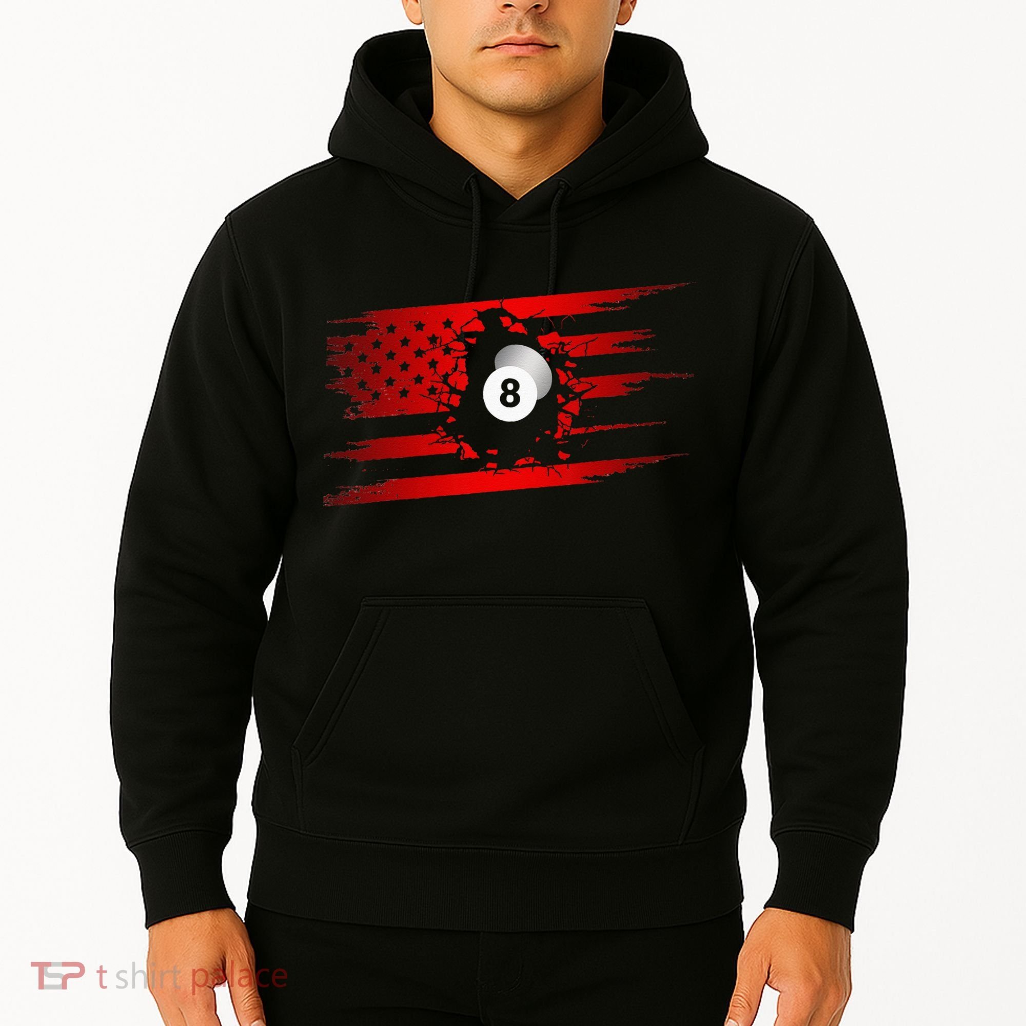 American Flag Billiards Apparel Billiards Hoodie