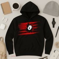 American Flag Billiards Apparel Billiards Hoodie thumb 3