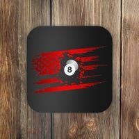 American Flag Billiards Apparel Billiards Coaster thumb 0