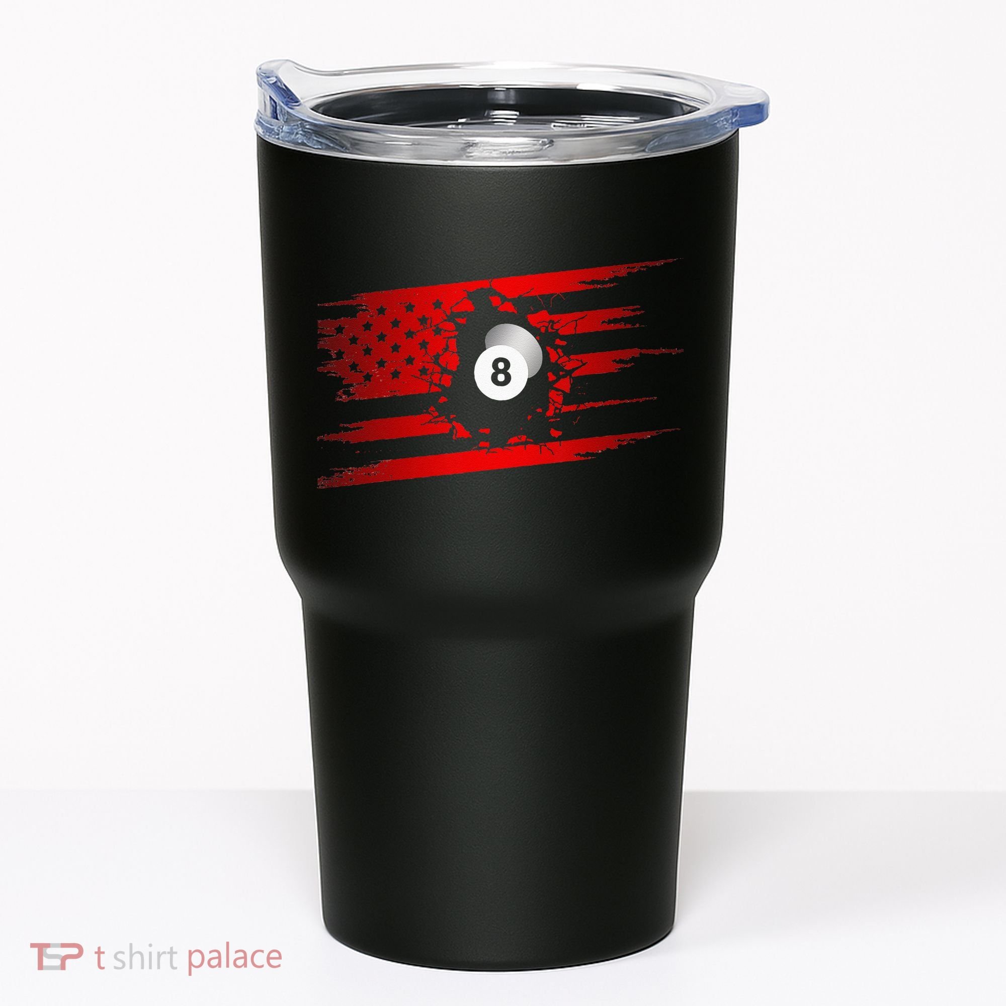 American Flag Billiards Apparel Billiards Tumbler