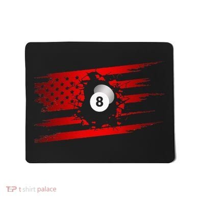 American Flag Billiards Apparel Billiards Mousepad