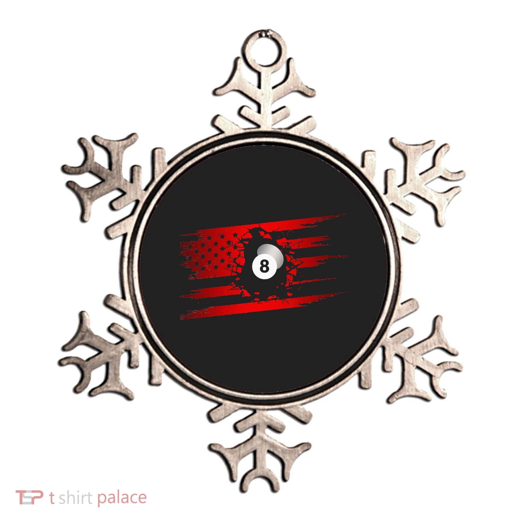 American Flag Billiards Apparel Billiards Ornament