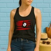 American Flag Billiards Apparel Billiards Women's Tank Top thumb 2