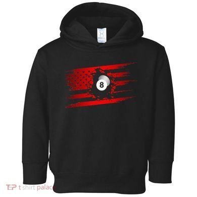 American Flag Billiards Apparel Billiards Toddler Hoodie