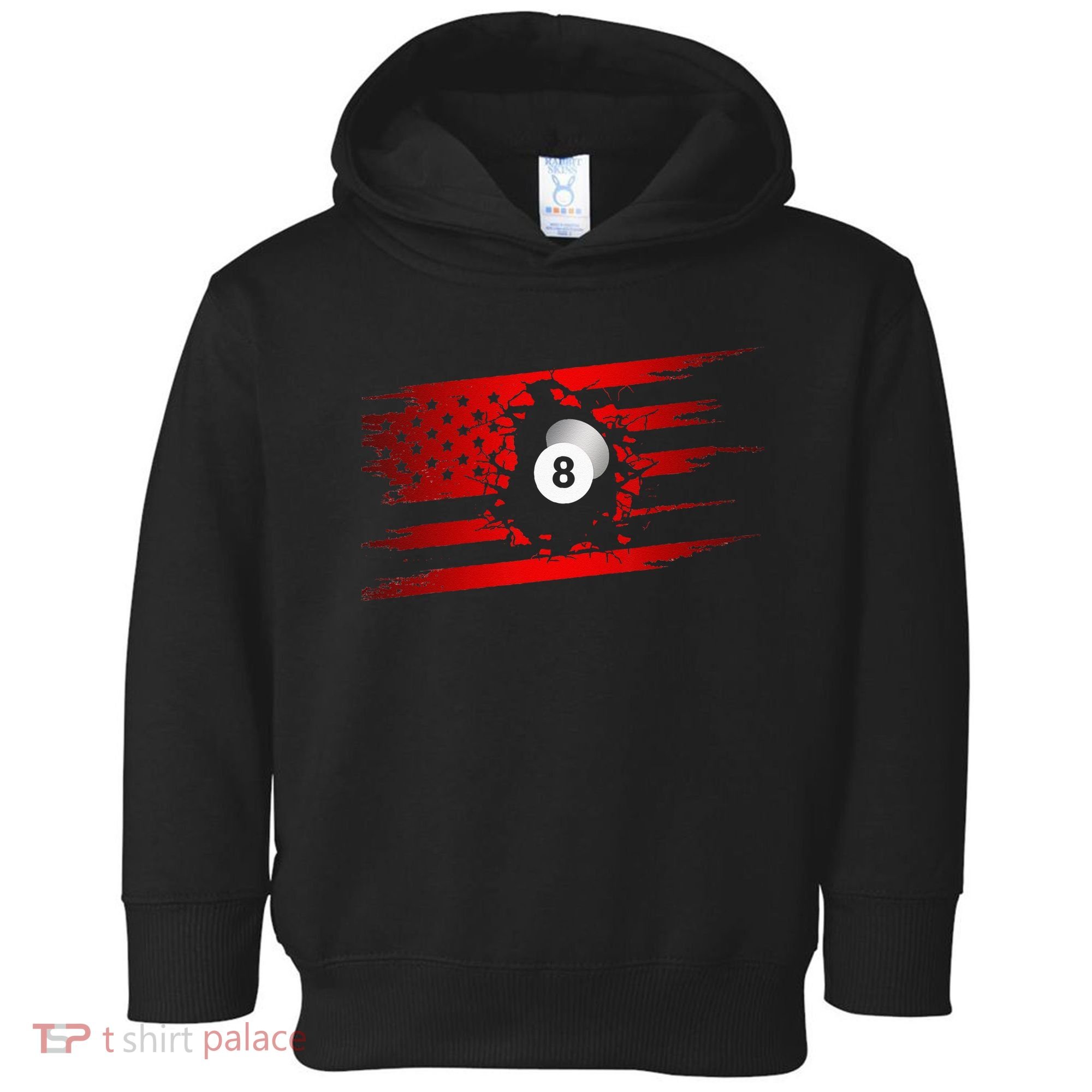 American Flag Billiards Apparel Billiards Toddler Hoodie