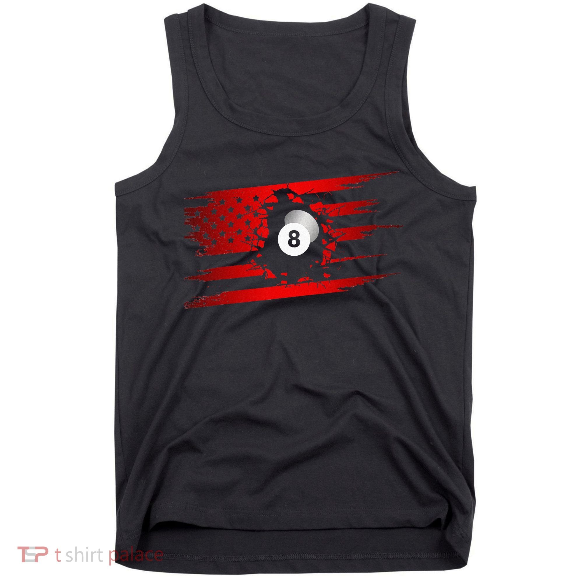 American Flag Billiards Apparel Billiards Tank Top