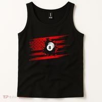 American Flag Billiards Apparel Billiards Tank Top thumb 2