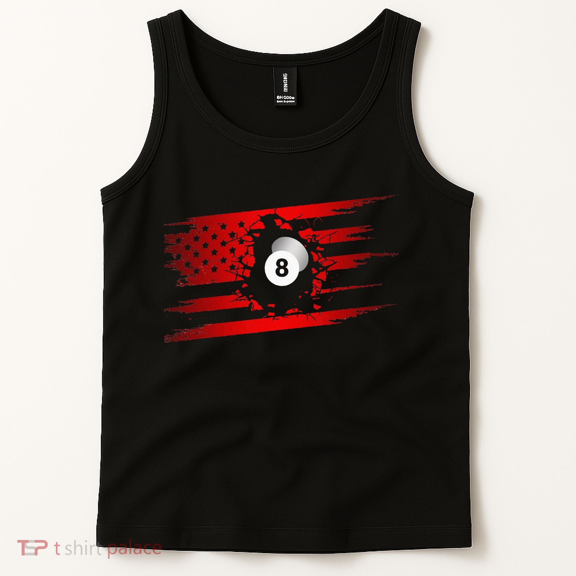American Flag Billiards Apparel Billiards Tank Top