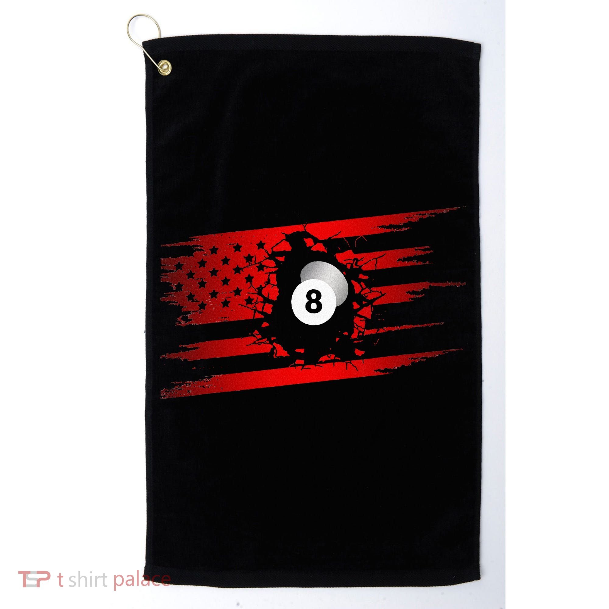 American Flag Billiards Apparel Billiards Golf Towel