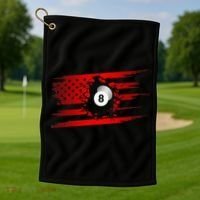 American Flag Billiards Apparel Billiards Golf Towel thumb 1