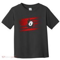 American Flag Billiards Apparel Billiards Toddler T-Shirt thumb 0
