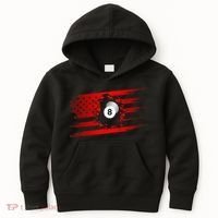 American Flag Billiards Apparel Billiards Kids Hoodie thumb 0