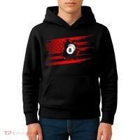 American Flag Billiards Apparel Billiards Kids Hoodie thumb 4