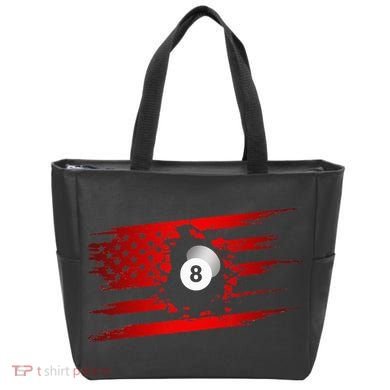 American Flag Billiards Apparel Billiards Tote Bag
