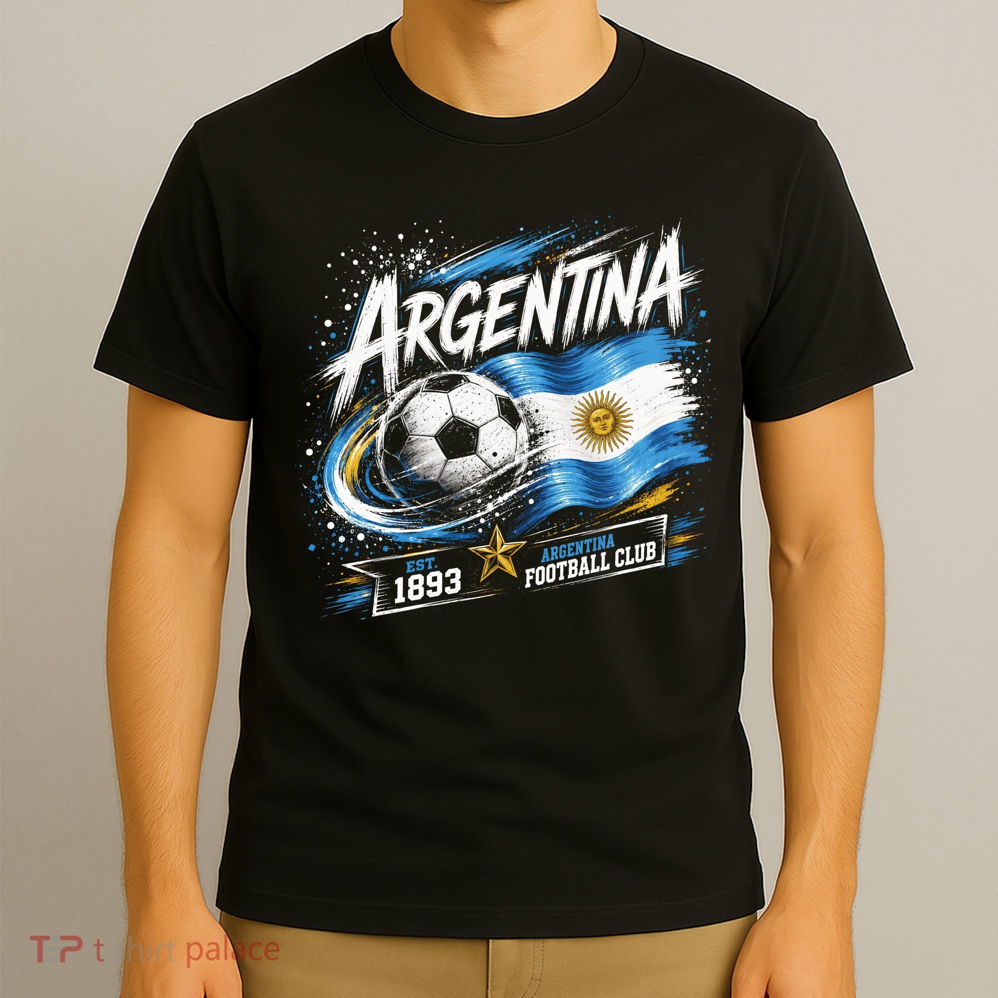 Argentina Football Club Vintage Soccer T-Shirt