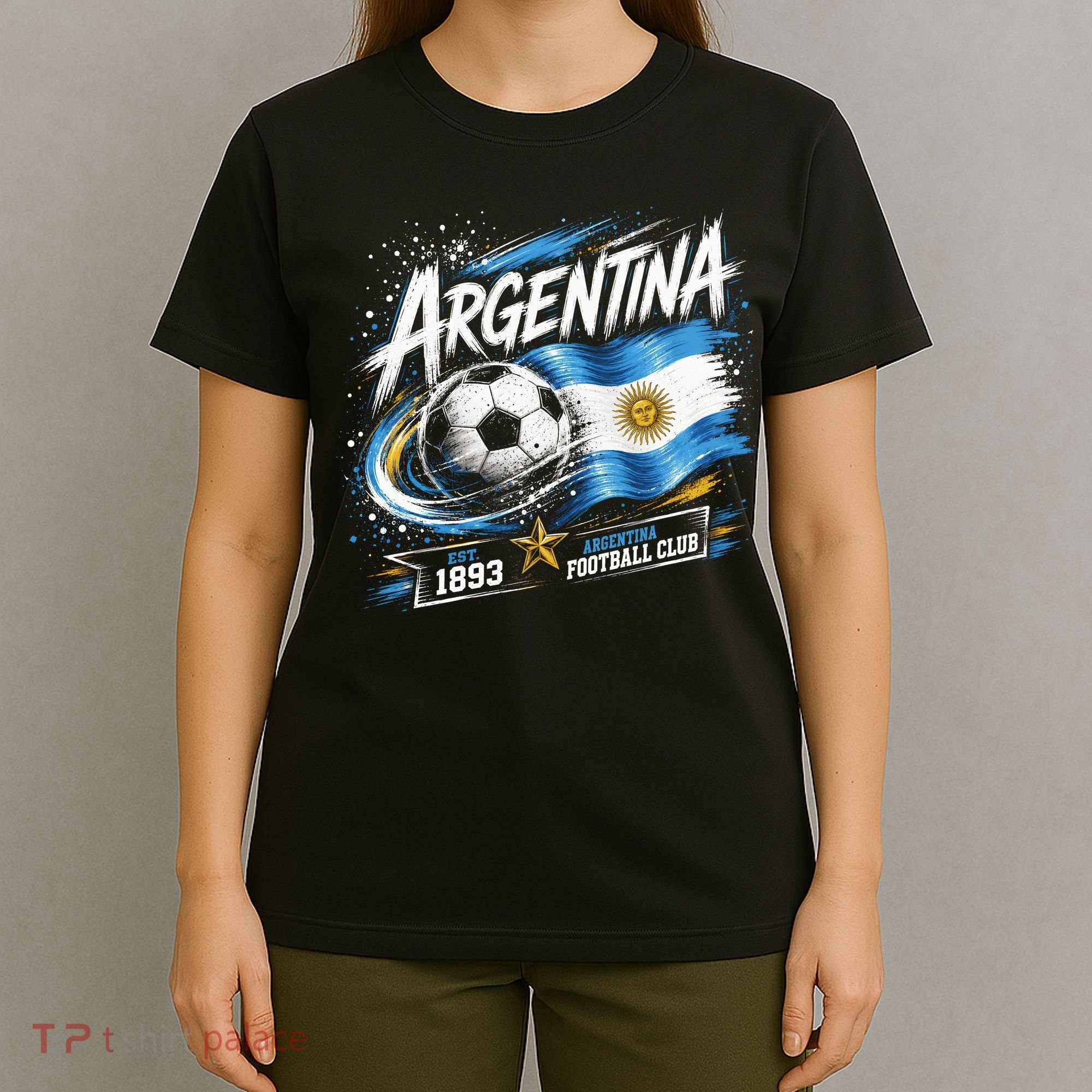 Argentina Football Club Vintage Soccer T-Shirt