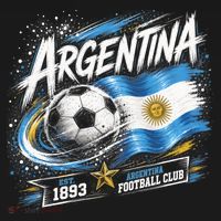 Argentina Football Club Vintage Soccer T-Shirt thumb 7
