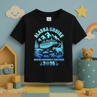 Alaska Family Cruise 2026 Vacation Toddler T-Shirt thumb 3