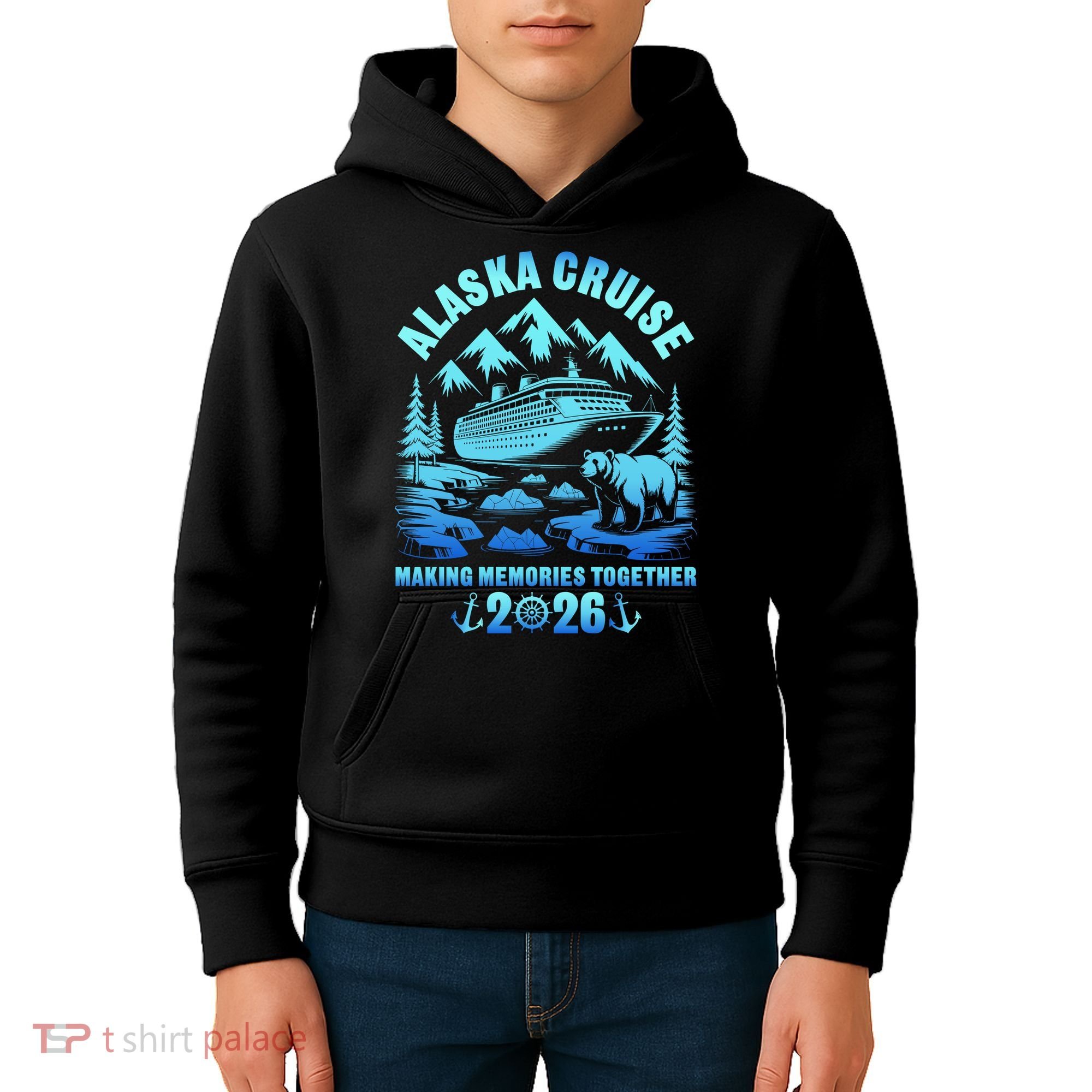 Alaska Family Cruise 2026 Vacation Kids Hoodie