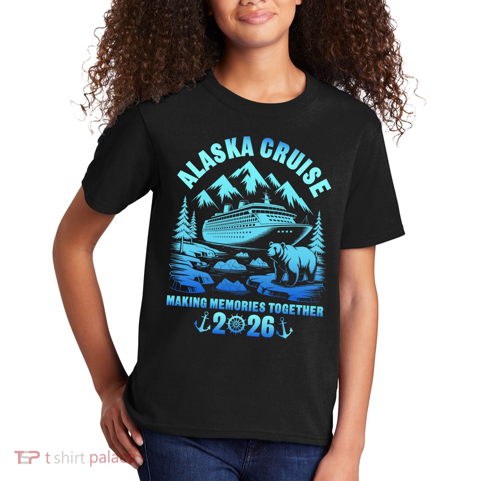 Alaska Family Cruise 2026 Vacation Kids T-Shirt