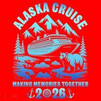 Alaska Family Cruise 2026 Vacation Santa Hat thumb 1