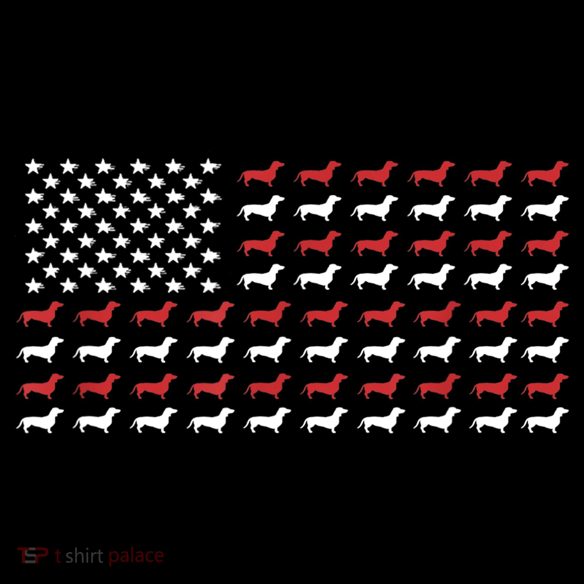 American Flag Dachshund Patriotic Gift Funny Dachshund Doxie Lover Gift Coffee Mug