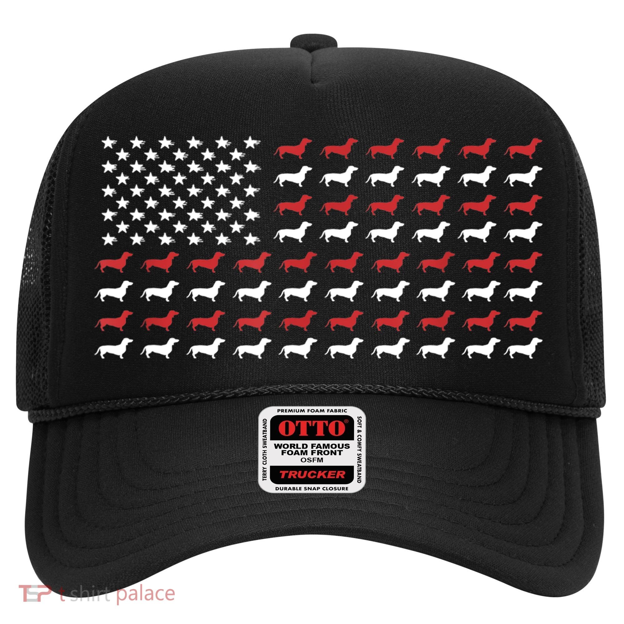 American Flag Dachshund Patriotic Gift Funny Dachshund Doxie Lover Gift Hat