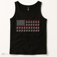 American Flag Dachshund Patriotic Gift Funny Dachshund Doxie Lover Gift Tank Top thumb 2