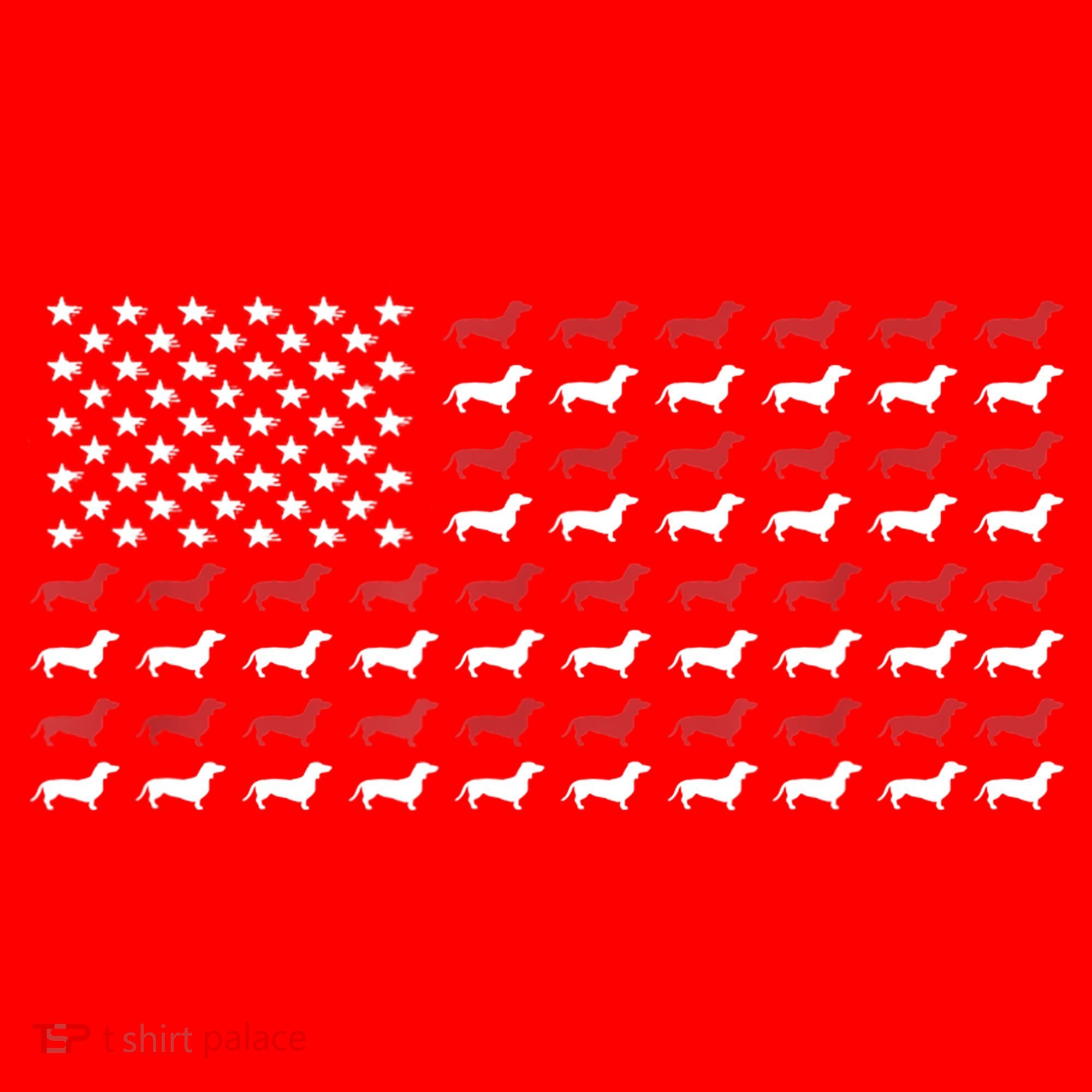 American Flag Dachshund Patriotic Gift Funny Dachshund Doxie Lover Gift Santa Hat