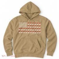 American Flag Dachshund Patriotic Gift Funny Dachshund Doxie Lover Gift Hoodie thumb 0