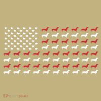 American Flag Dachshund Patriotic Gift Funny Dachshund Doxie Lover Gift Sweatshirt thumb 2
