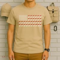 American Flag Dachshund Patriotic Gift Funny Dachshund Doxie Lover Gift T-Shirt thumb 6