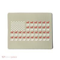American Flag Dachshund Patriotic Gift Funny Dachshund Doxie Lover Gift Mousepad thumb 0