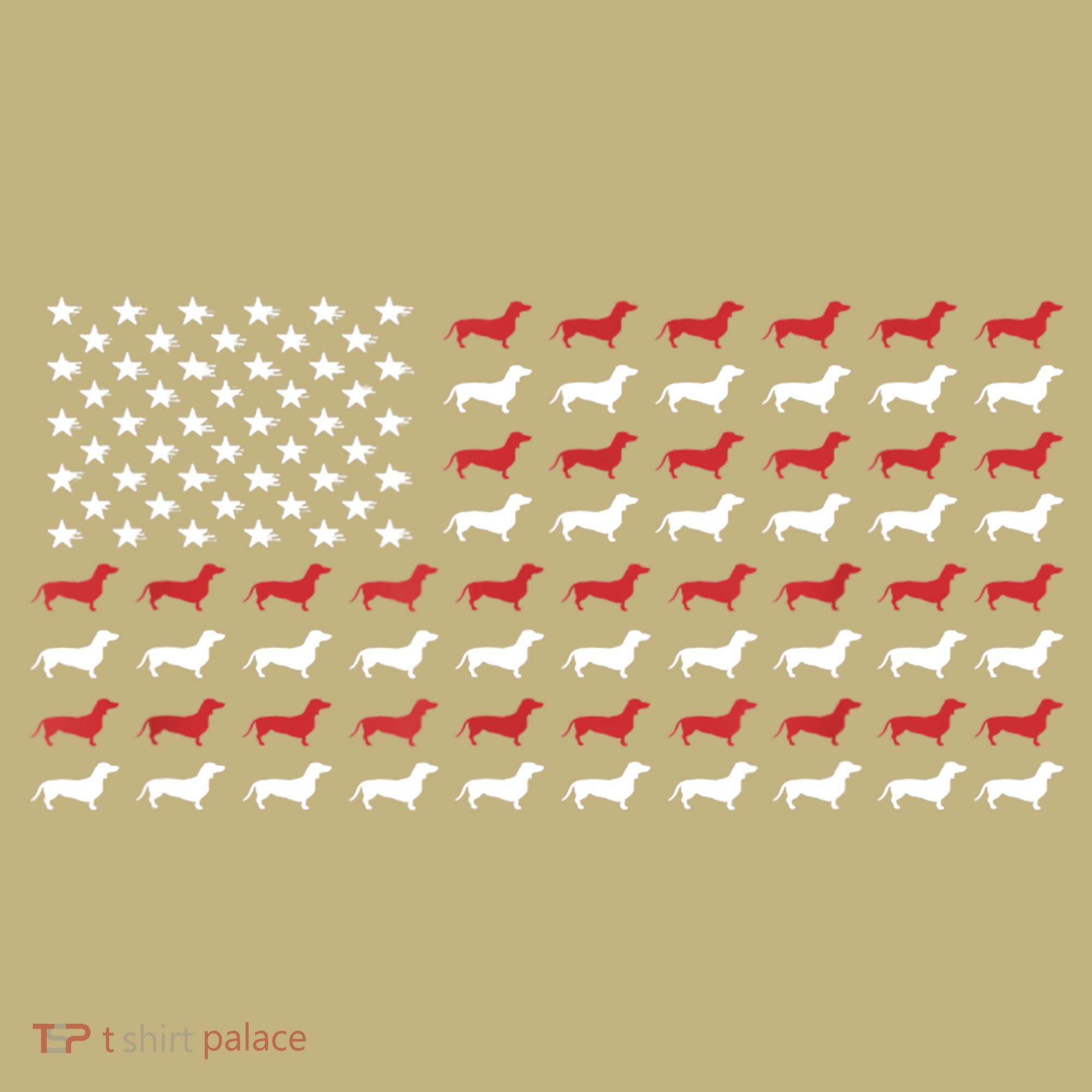 American Flag Dachshund Patriotic Gift Funny Dachshund Doxie Lover Gift Mousepad