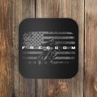 American Flag Dirt Bike Motocross Coaster thumb 0