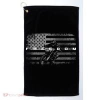 American Flag Dirt Bike Motocross Golf Towel thumb 0